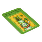 HISS N' FITZ LEPRECHAUN, ST. PADDY'S DAY FUNNY CAT MAGNEET (Rechterzijde)