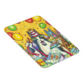 Hiss N'Fitz Cats BIRTHDAY MAGNET *Personnaliser (Côté Droit)