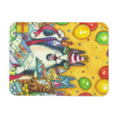 Hiss N'Fitz Cats BIRTHDAY MAGNET *Personnaliser (Horizontal)