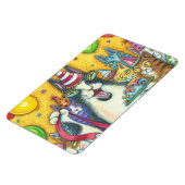 Hiss N'Fitz Cats GROS MAGNET D'ANNIVERSAIRE *Perso (Côté Gauche)