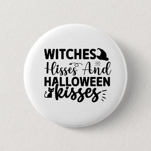 Hisses en Halloween Kisses Ronde Button 5,7 Cm