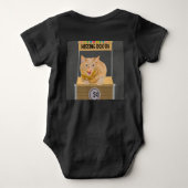 Hissing Booth Cat Baby Bodysuit (Achterkant)