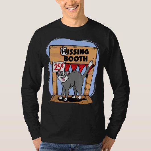 Hissing Booth Kitten Kitty Cat Furmdad T-shirt (Voorkant)