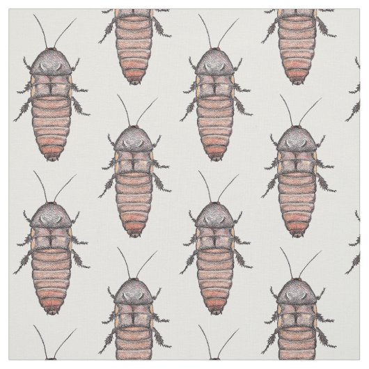 Hissing Cockroach Fabric Stof (Swatch)