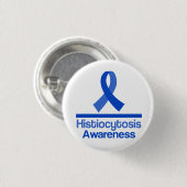 Histiocytose Bewustheid Ronde Button 3,2 Cm (Voorkant /achterkant)