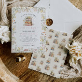 Histoire Baby shower Invitation Girl Nouveau chapi