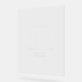 Histoire Commence Élégant Mariage Bienvenue Symbol (Angle)