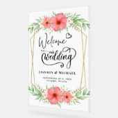 Histoire Commence Élégant Mariage Bienvenue Symbol (Angle)