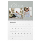 Histoire d'amour COULEUR MODIFIABLE Calendrier pho (Jan 2027)