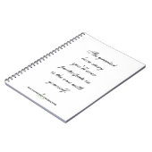 Histoire d'amour la plus grande (2) - Carnet (Côté gauche)