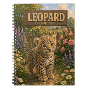 Histoire de bébé léopard mignon Livre de nursery A