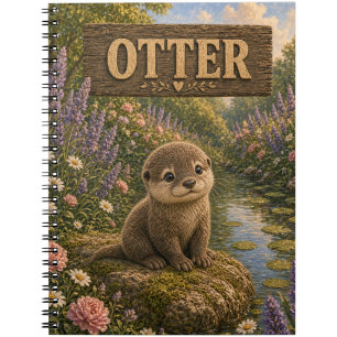 Histoire de bébé loutre mignonne livre de nursery