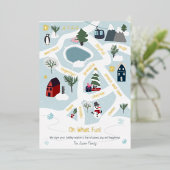 Histoire de cartes de Noël moderne illustrant des  (Debout devant)