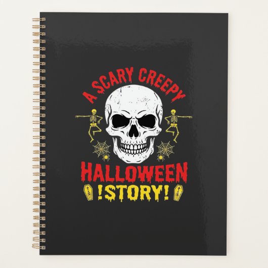 Histoire de crâne de Halloween effrayant et flippa (Devant)