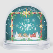 Histoire de fées d'hiver Père Noël Imaginaire Forê (Arrière)