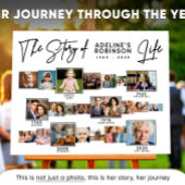 Histoire de la vie – Affiche de chronologie Mémoir