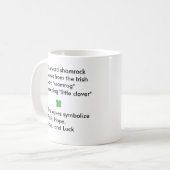 Histoire de shamrock - tasse (Devant gauche)