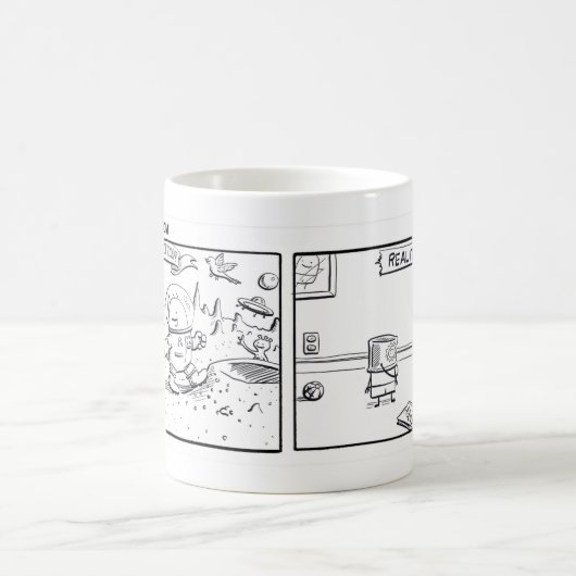 Histoire de tasse comique de "imagination" de Poot (Centre)