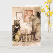 Histoire des trois ours par la carte de Rackham (Fleur jaune)