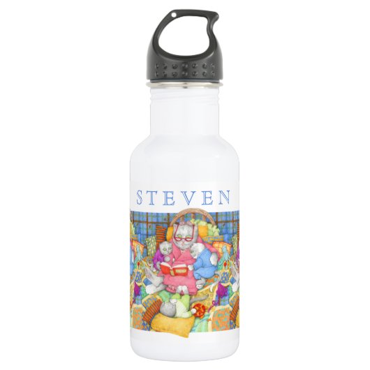 HISTOIRE DU DERNIER 18 oz Bouteille d'eau (Devant)