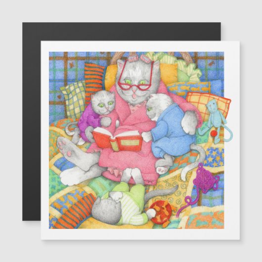 HISTOIRE DU LIBRE Carte magnétique - Blanc (Devant / Derrière)