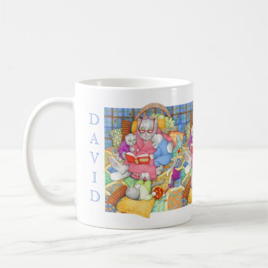 HISTOIRE DU LIT Mug blanc (Gauche)