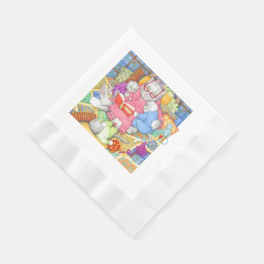 HISTOIRE DU LIT Pain Caché serviettes en papier (Coin)