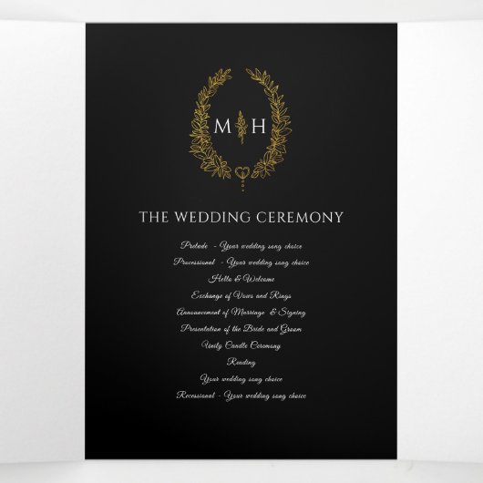 Histoire et mariage du programme en or noir (Intérieur au milieu)