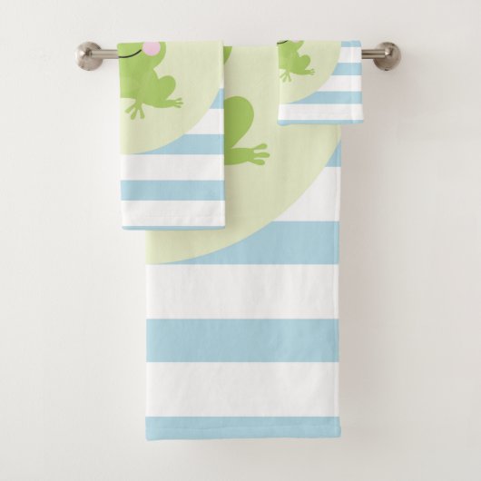 Histoire Fairy tale Frog Prince Blue Stripes (En situation)