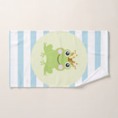 Histoire Fairy tale Frog Prince Blue Stripes (Serviette à main)
