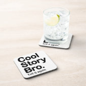 Histoire fraîche Bro. Dessous de verre de liège (Côté Droit)