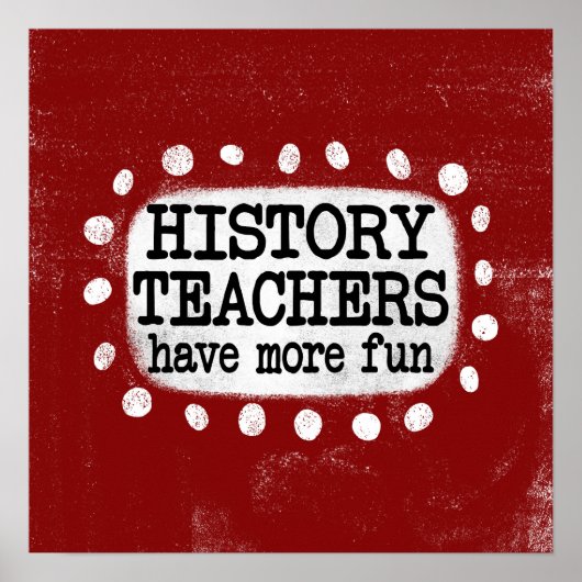 Histoire Les Enseignants Ont Plus Amusants Poster (Devant)