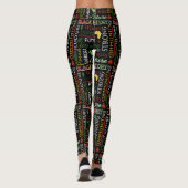Histoire noire Multi Design Leggings femmes (Dos)