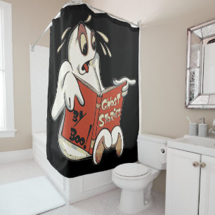 Histoires de fantômes Rideau de douche d'Halloween