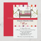 Histoires du livre de Crib Invitation à la douche (Devant / Derrière)