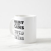 Histoires Idiotes Mug Drôle (Devant gauche)