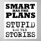 Histoires Stupides Affiche Drôle (Devant)