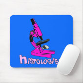 Histoloog geeft microscoopontwerp muismat (Met muis)