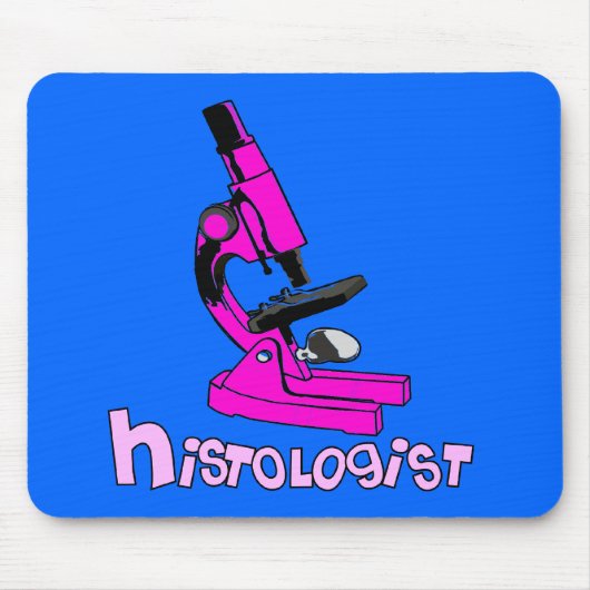 Histoloog geeft microscoopontwerp muismat (Voorkant)