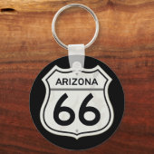 Historic Arizona US Route 66 Sleutelhanger (Voorkant)