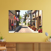 Historic Aviles Street Canvas Afdruk (Insitu (Woonkamer))