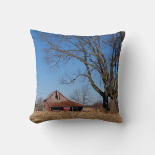 Historic Barn in Illinois, USA Pillow Kussen