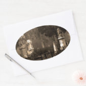 Historic Bonaventure Cemetery Ovale Sticker (Envelop)