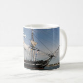 Historic Boston USS Constitution Coffee Mug Cup (Devant droit)