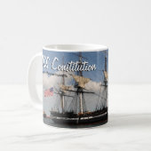Historic Boston USS Constitution Coffee Mug Cup (Devant gauche)