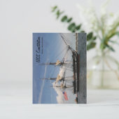 Historic Boston USS Constitution Postcard Ship Briefkaart (Staand voorkant)