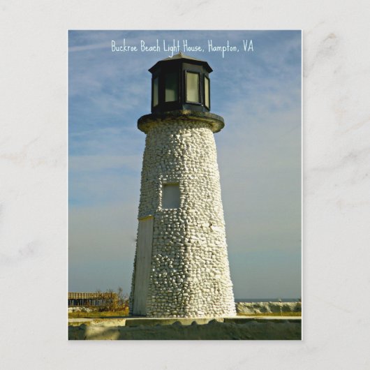 Historic Buckroe Beach Lighthouse Briefkaart (Voorkant)
