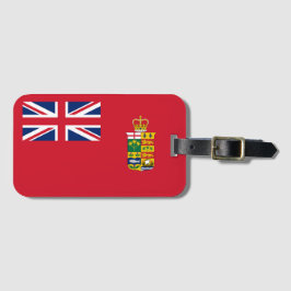Historic Canadian Red Ensign 1871-1921  Bagagelabel