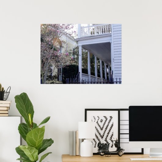 Historic Charleston, SC Poster (Thuiskantoor)