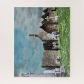 Historic Clonmacaai Celtic Cemetery Scene Legpuzzel (Verticaal)